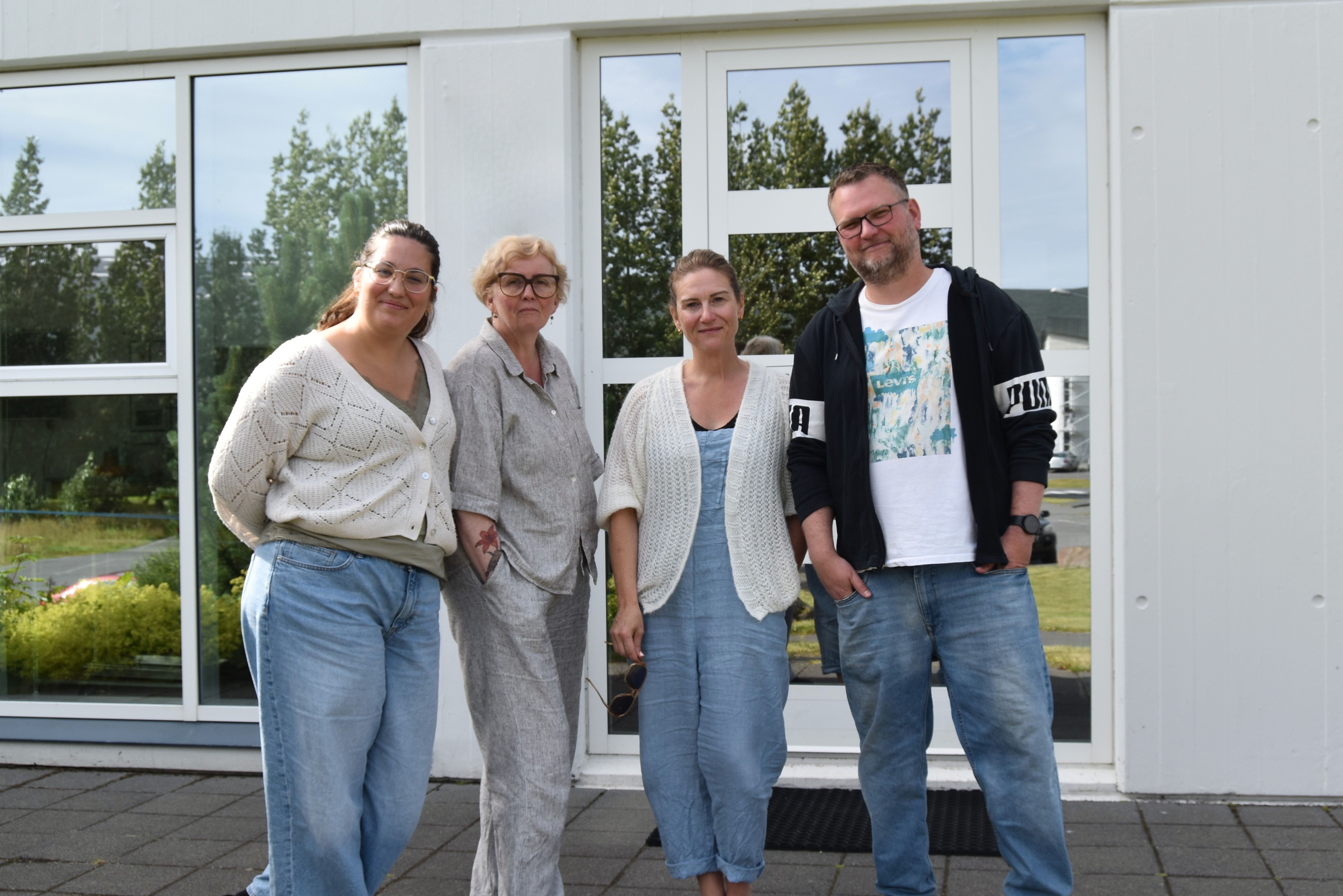 Bergþóra, Helga, Nanna og Reynir