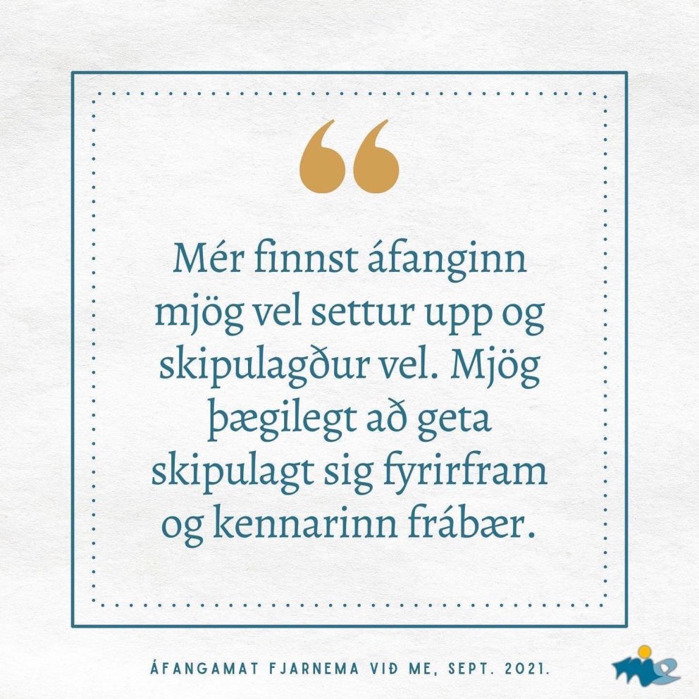 Opið fyrir umsóknir í fjarnám á seinni haustspönn