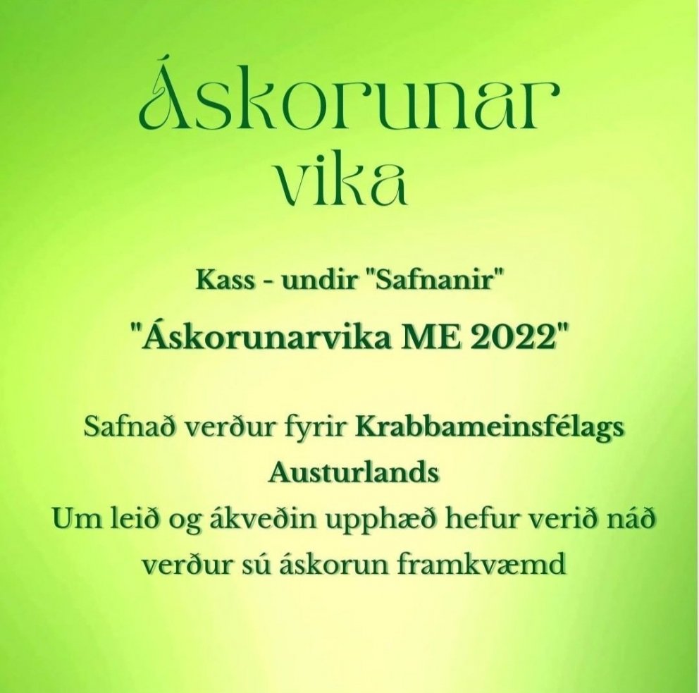 NME færir Krabbameinsfélaginu gjöf