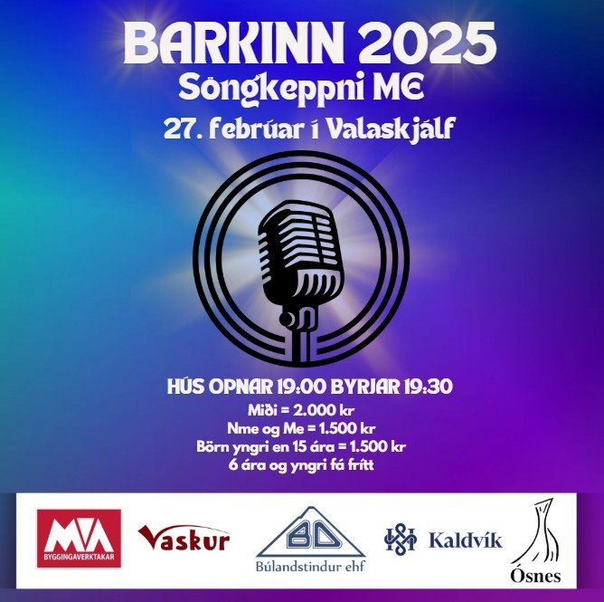 Líflegt starf í TME - Barkinn framundan