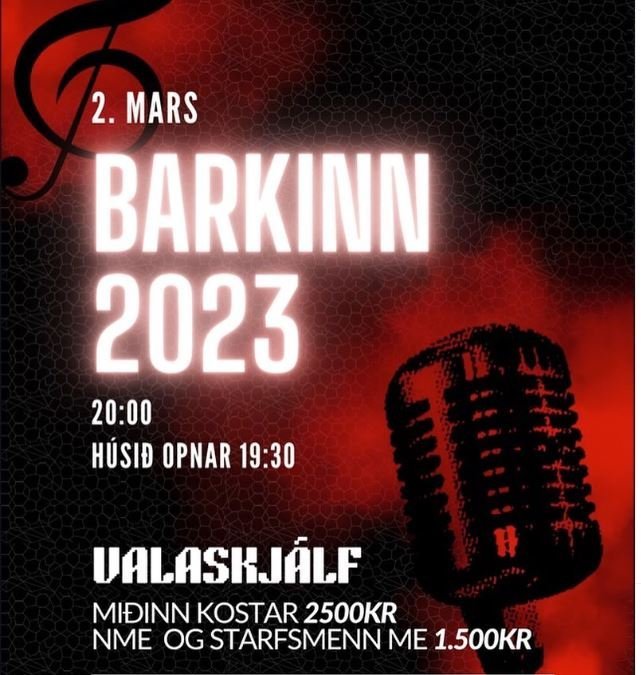 Barkinn - söngkeppni Menntaskólans á Egilsstöðum