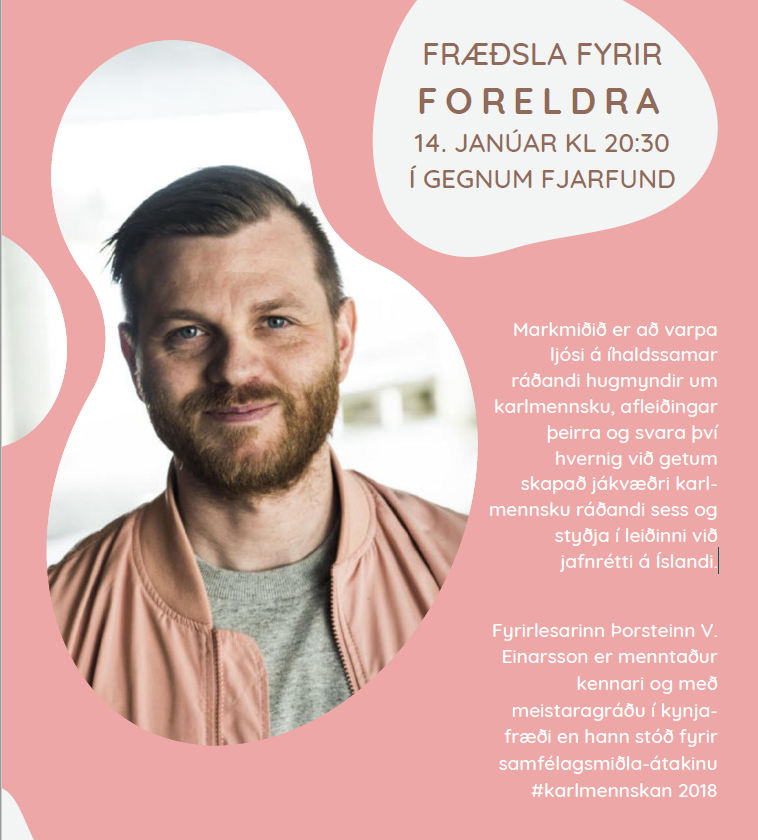 Fjarfundur fyrir foreldra - Karlmennskan og Þorsteinn V.