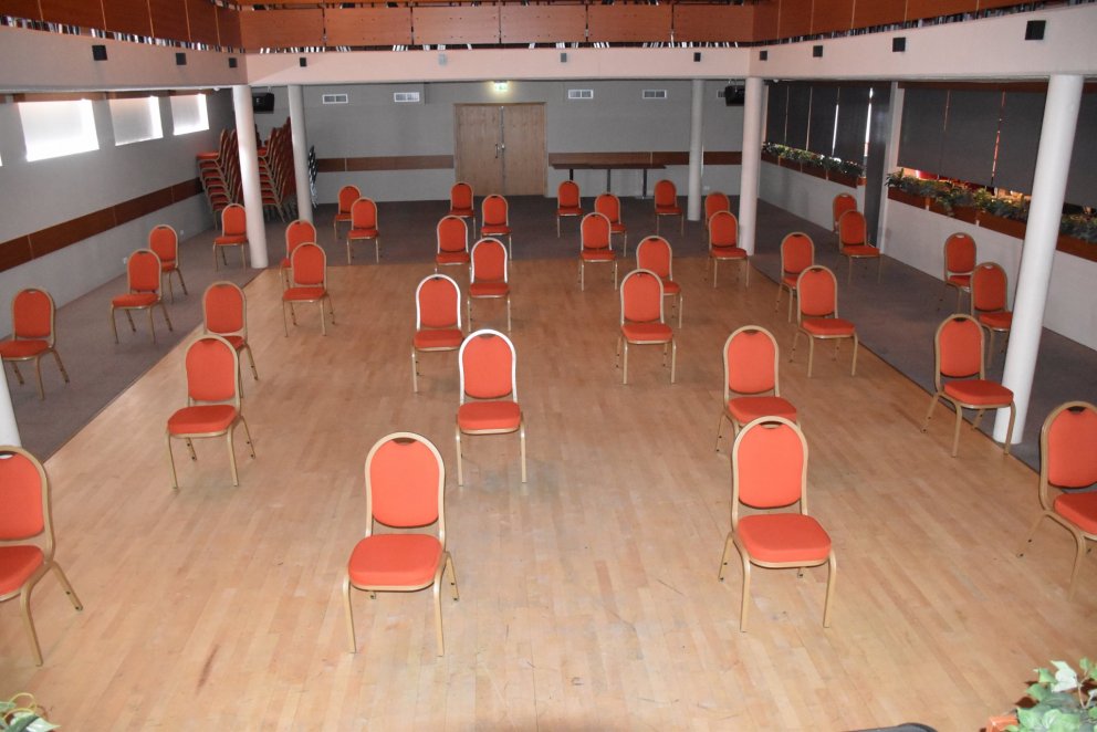 Uppröðun í útskrift ME vorið 2020