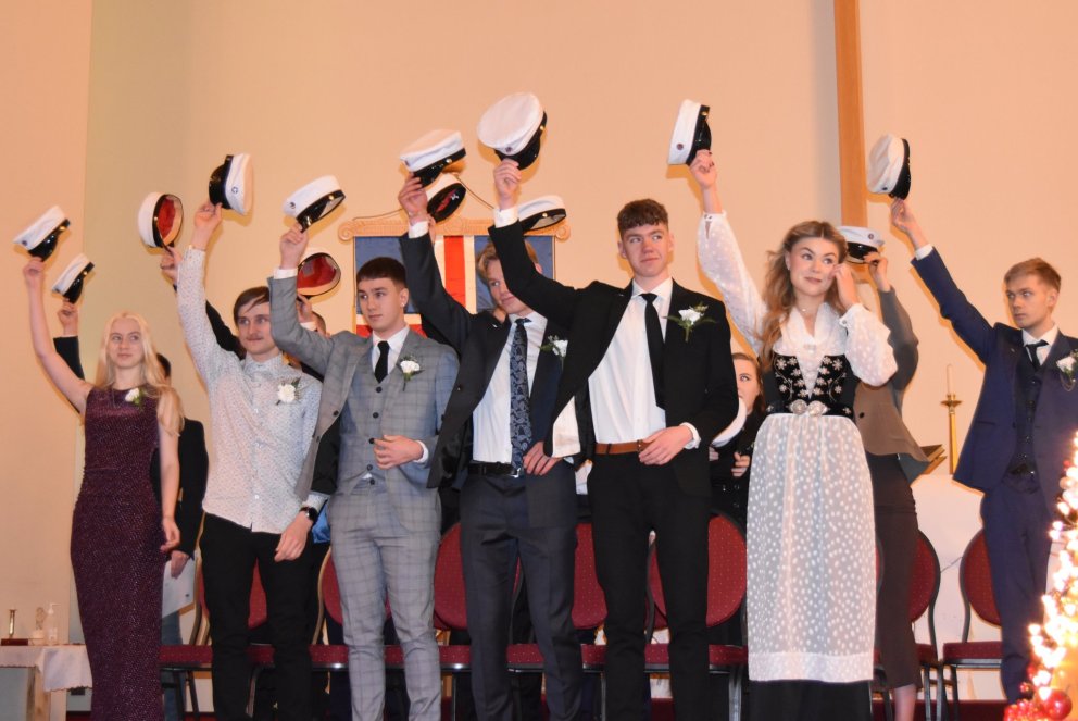 Nokkrar myndir frá haustútskrift