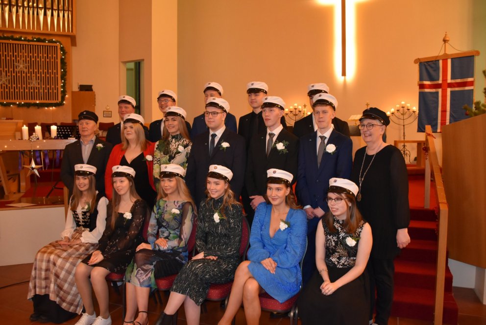 Glæsilegur útskriftarhópur