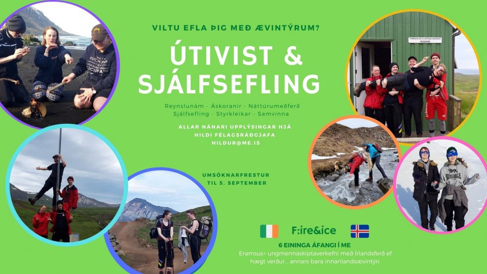 Viltu efla þig í útivist og ævintýrum?