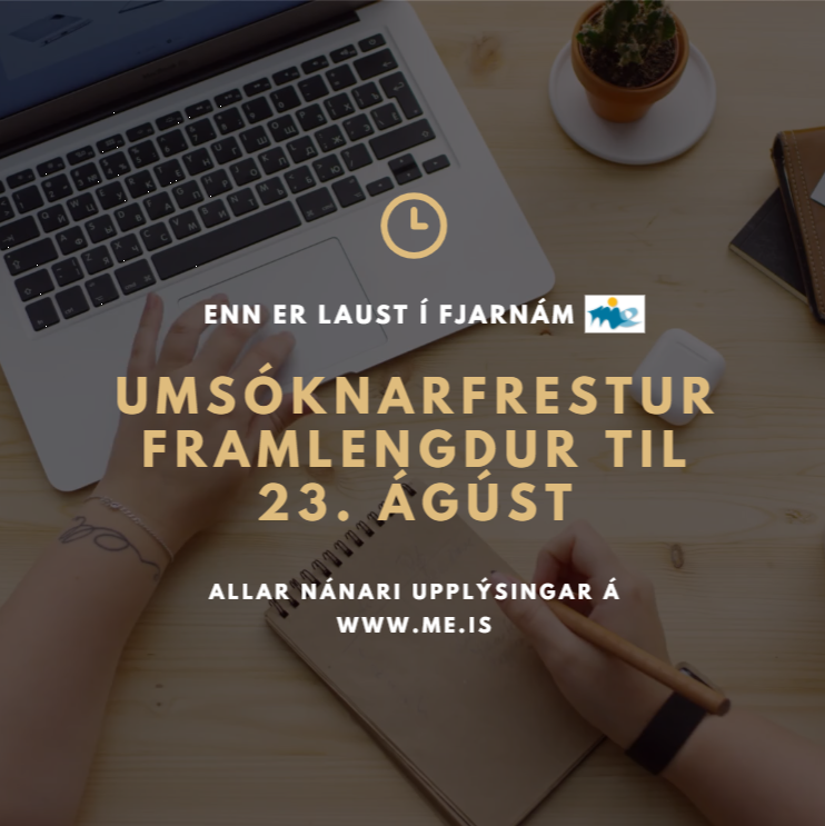 Umsóknarfrestur í fjarnám framlengdur