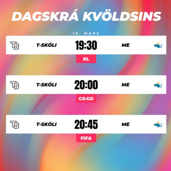 Dagskrá kvöldsins í átta liða úrslitum FRÍS