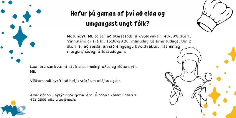 Erum við að leita að þér?