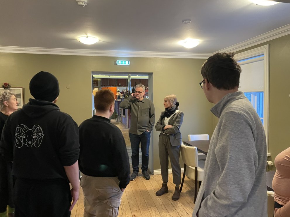 Heimsókn á Gistihúsið