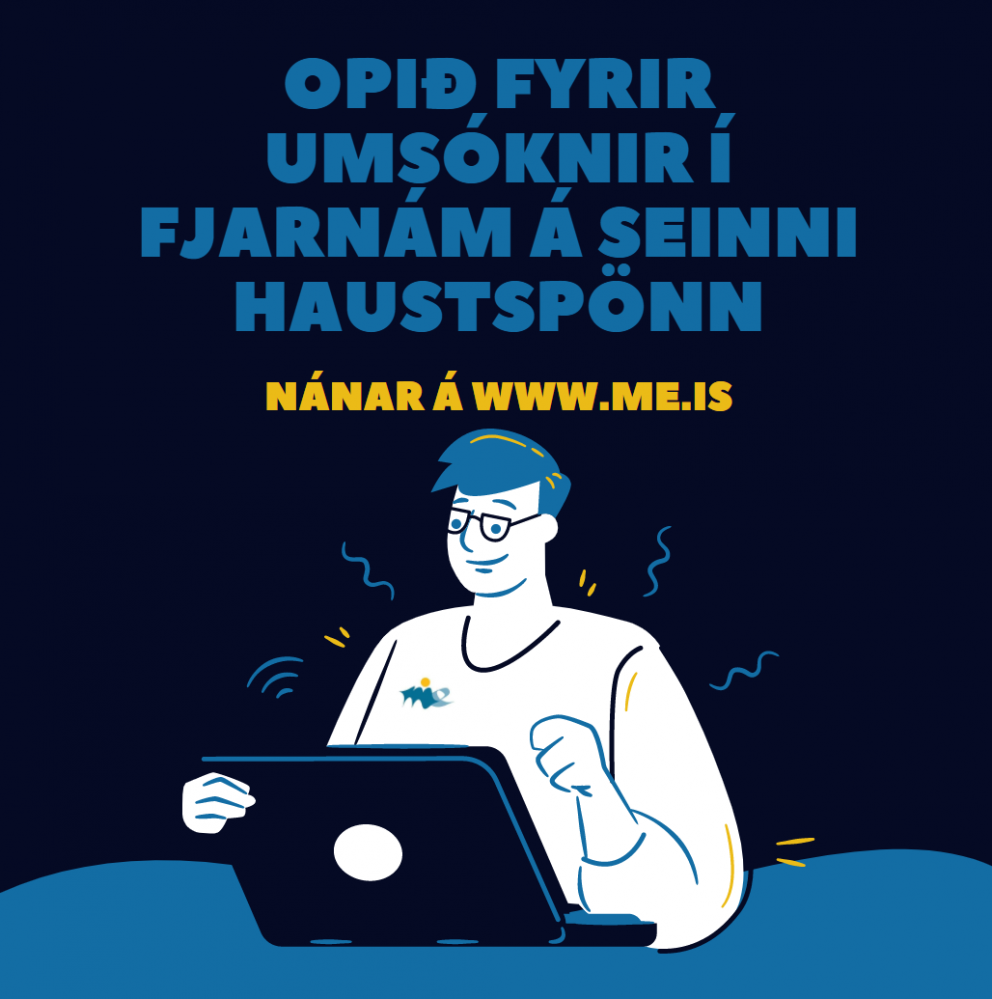 Opið fyrir umsóknir í fjarnám á seinni spönn