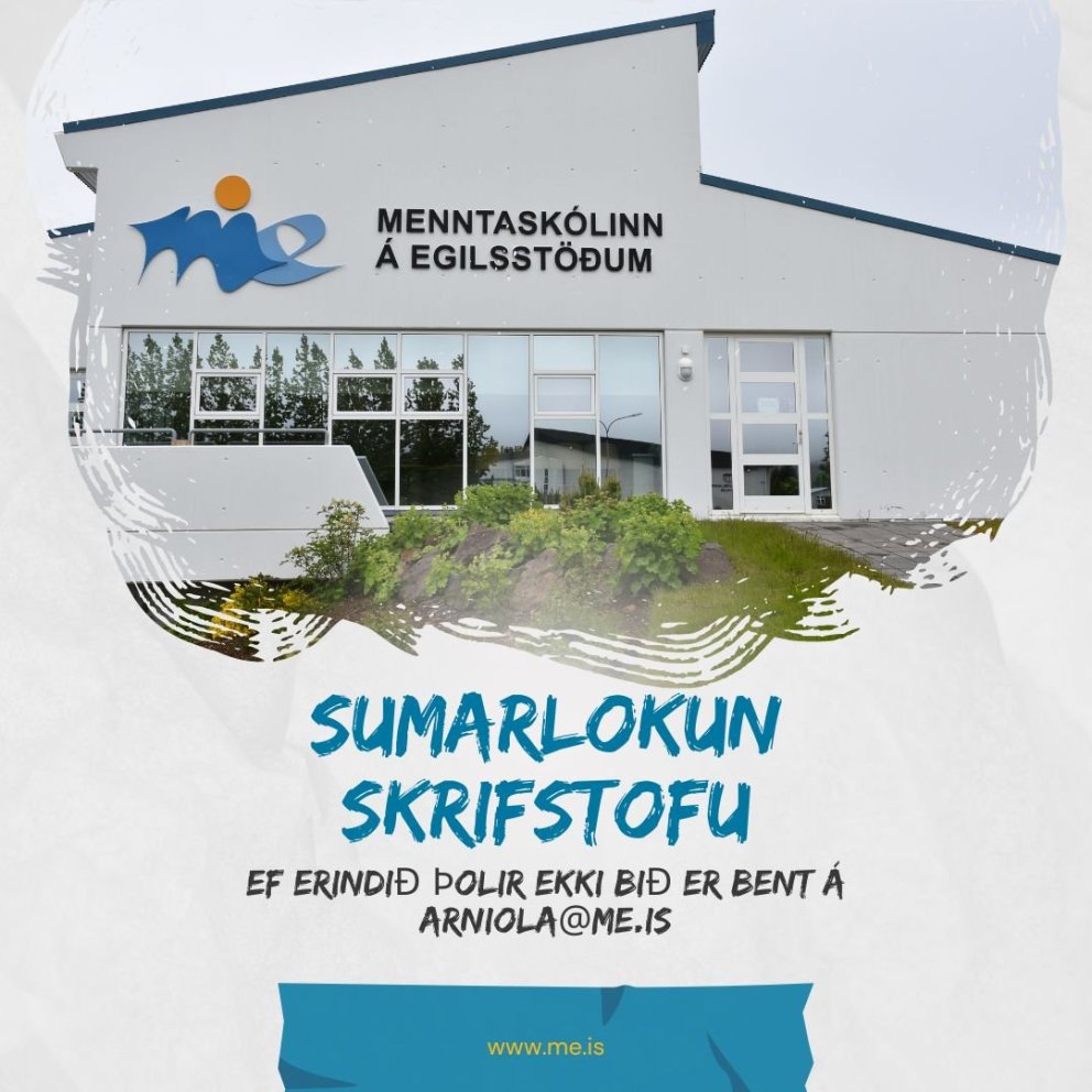 sumarlokun skrifstofu 2023