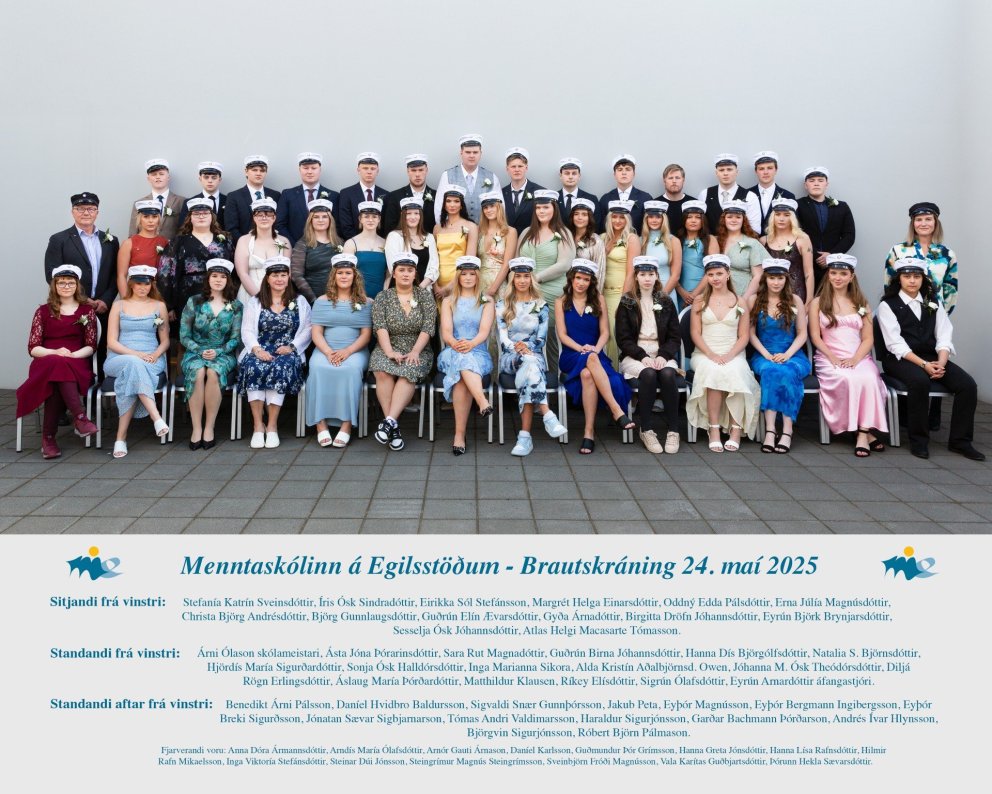 Myndir frá útskrift í maí