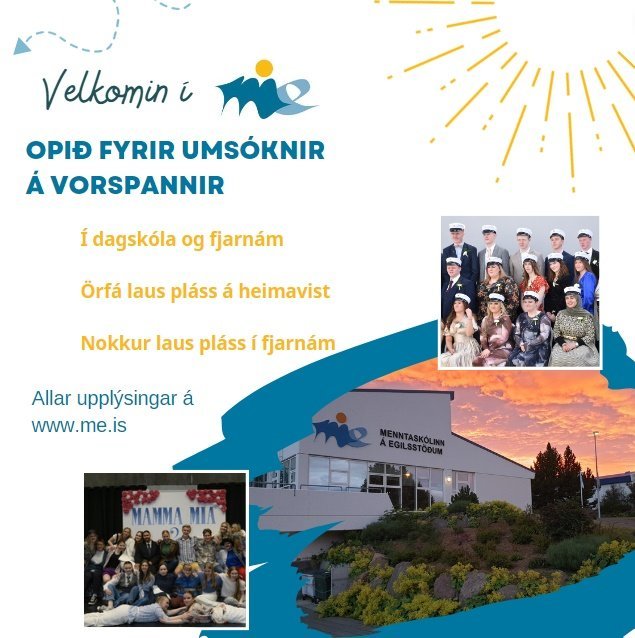 Velkomin í ME á vorönn
