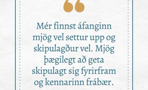 Opið fyrir umsóknir í fjarnám á seinni haustspönn