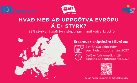 Viltu fara út sem skiptinemi?