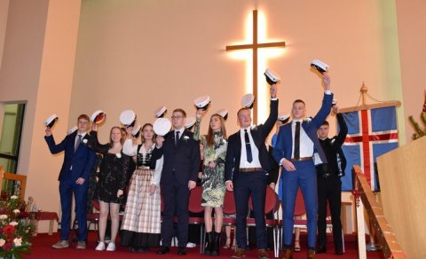 Myndir frá haustútskrift