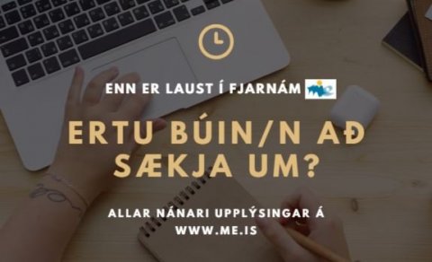 Enn pláss í fjarnám