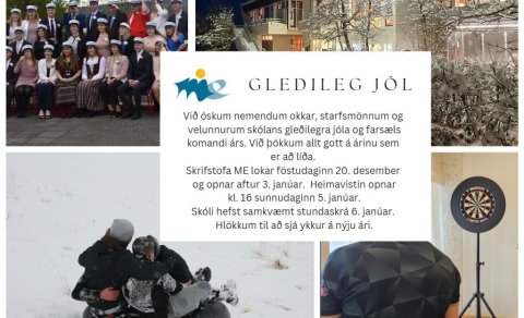 Gleðileg jól og farsælt komandi ár