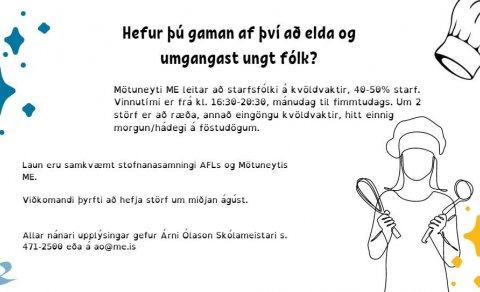 Erum við að leita að þér?