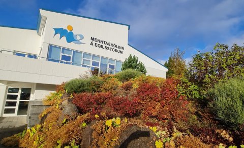 Við Menntaskólann á Egilsstöðum