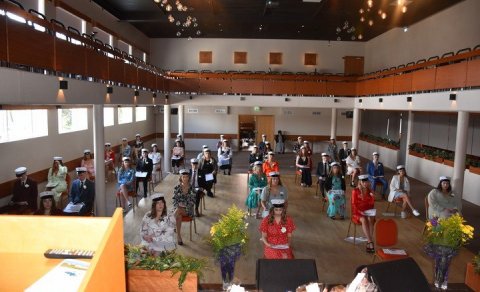 Útskrift við ME vorið 2020